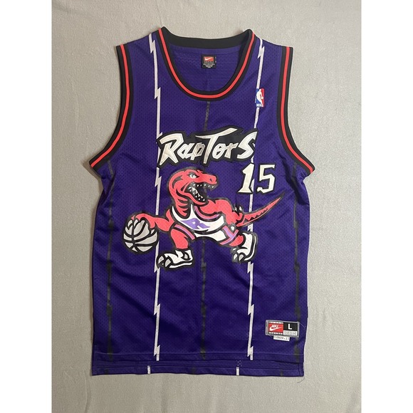 Vince Carter Toronto Raptors Nike Jersey Purple Size L 15 NBA Basketball